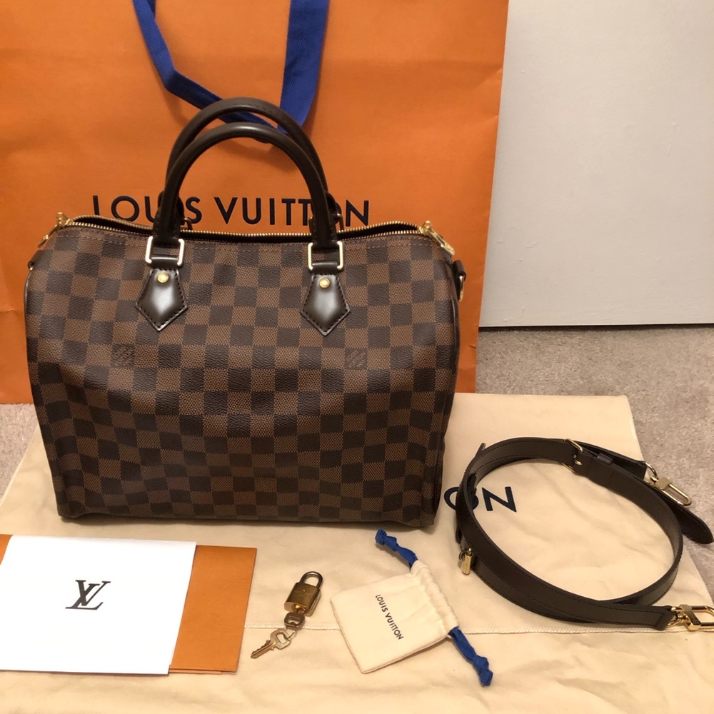 AUTHENTIC Louis Vuitton Speedy 30 Bandouliere
